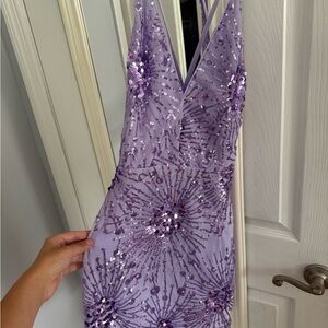 SHEIN Lavender Sequin Dress
